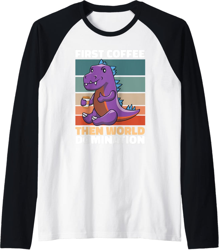 Dinosaurier Kaffee Archäologie Saurier - Archäologe Dino Raglan