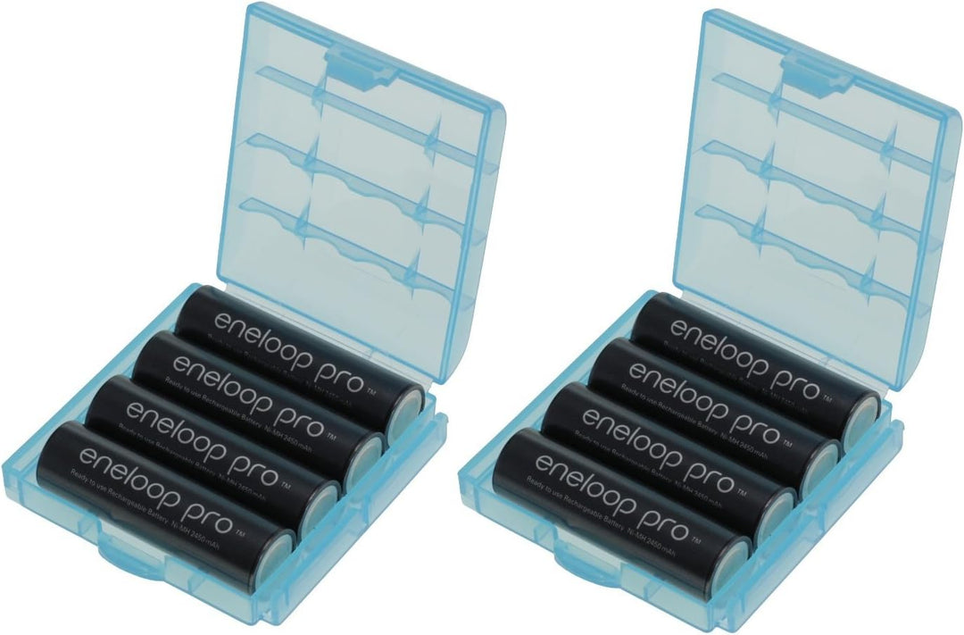 8er Pack Eneloop XX Pro Mignon Typ AA Akkus 2550 mAh (powered by eneloop Technology) HR-3UWXB (mind.