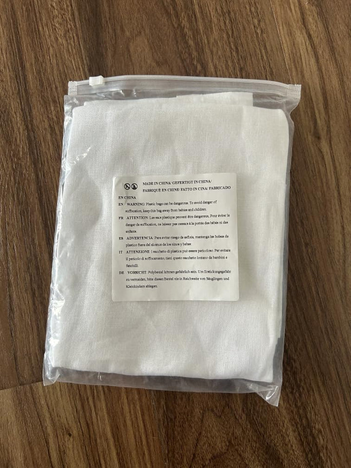 Amazhiyu Hänge Wäschesack 100% Leinen, Platzsparend Wäschebeutel, Tür Hängend Wäschesammler, Hängend