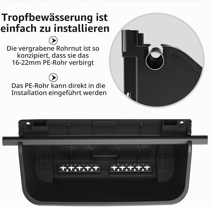 CEIEVER Hängende vertikale Wand Pflanze, Vertikaler Garten Pflanzenwand mit 4 Taschen Wandmontierter