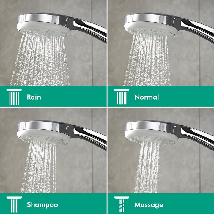 hansgrohe Croma 100 Duschset 0,90m, 4 Strahlarten, Chrom Chrom 0,90m Set 4 Strahlarten, Chrom 0,90m