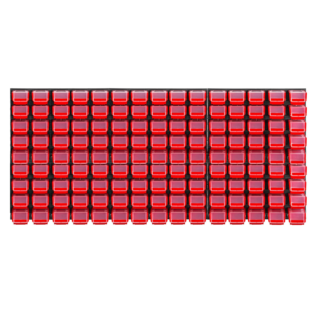 KADAX Werkzeugwandregal Gross, 174x78cm Lagersystem aus robustem Kunststoff, UV-Resistentes Modul-Sy