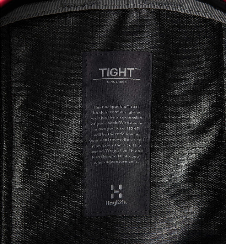 Haglöfs Tight Medium Rucksack Einheitsgrösse 4nt-true Black/Scarlet Red, Einheitsgrösse 4nt-true Bla