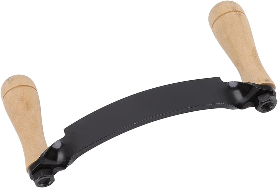 Fdit Draw Shave Knife, HRC 30 Wolframstahl Holzbearbeitungs-Entrindungshandwerkzeug mit Holzgriff fü