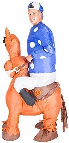 Bodysocks® Aufblasbares Jockey Kostüm für Erwachsene