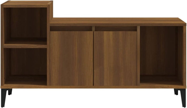 Tidyard TV Schrank mit Türen und Fächer Lowboard Fernsehtisch Fernsehschrank TV Möbel Holzwerkstoff