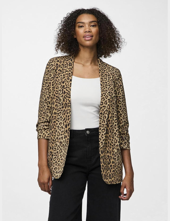 PIECES Female Blazer PCBOSELLA, Natural