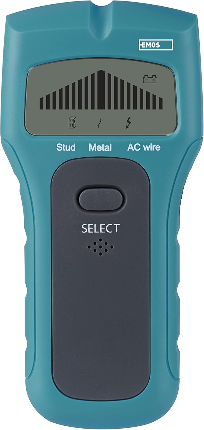 EMOS M0501 Multidetektor, Leitungssucher, multifunktionales Ortungsgerät, Detektionsgerät für Holz,