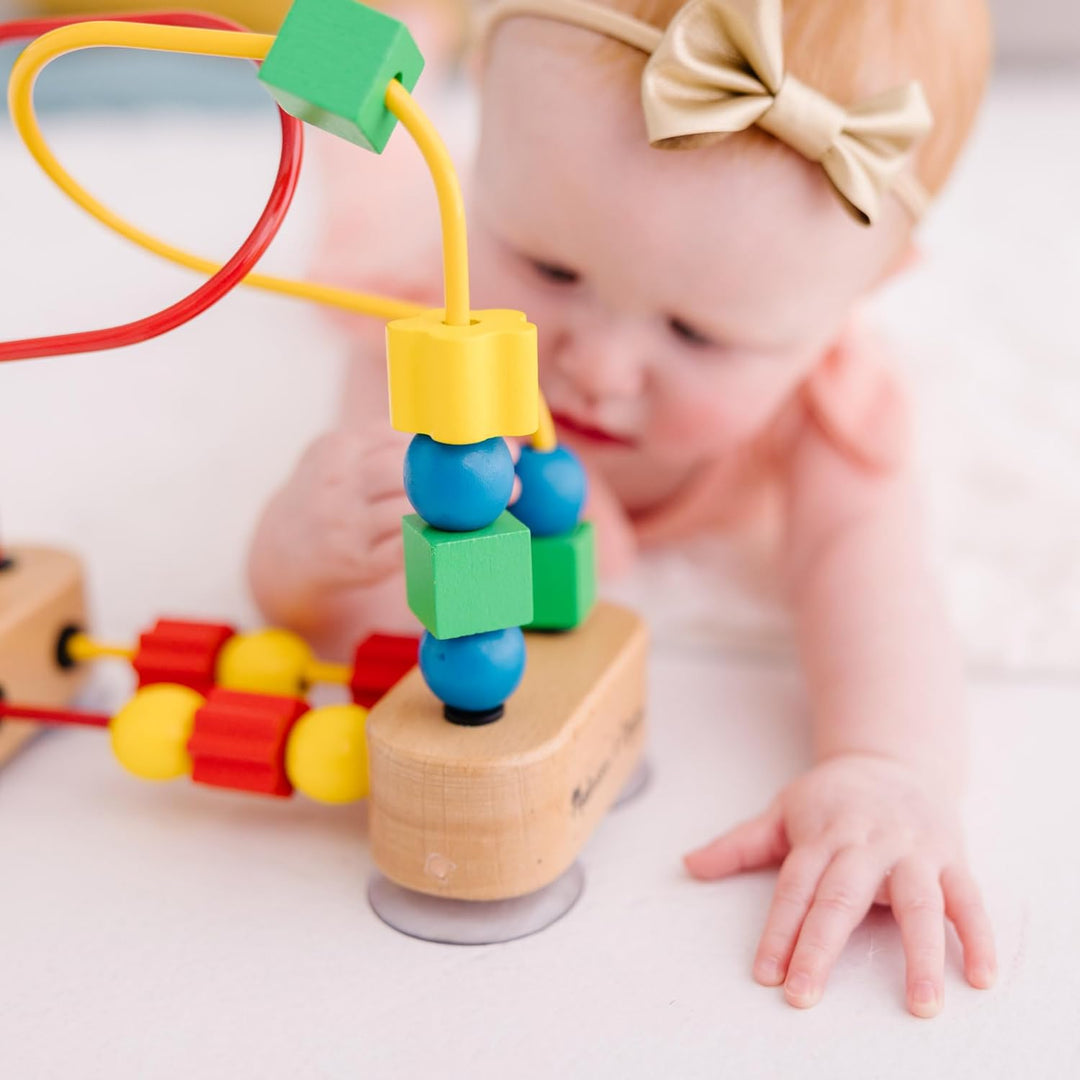 Melissa, Doug First Bead Maze , Developmental Toy , Motor Skills , 3+ , Multicolor, 19.685 cm H x 9.