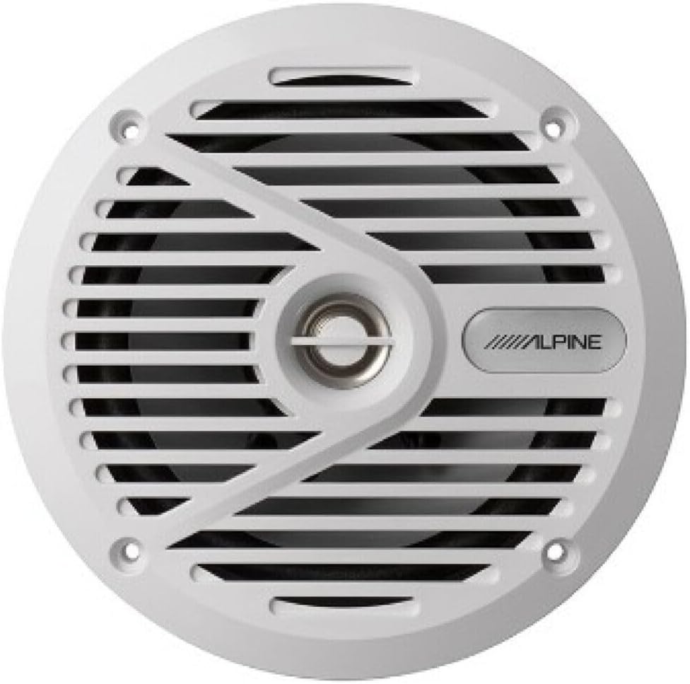 KIT SET FÜR ALPINE SPS-M601W 2 weiss 2-Wege Koaxial Marine Lautsprecher 16,5 cm 165 mm 6.5" wasserdi