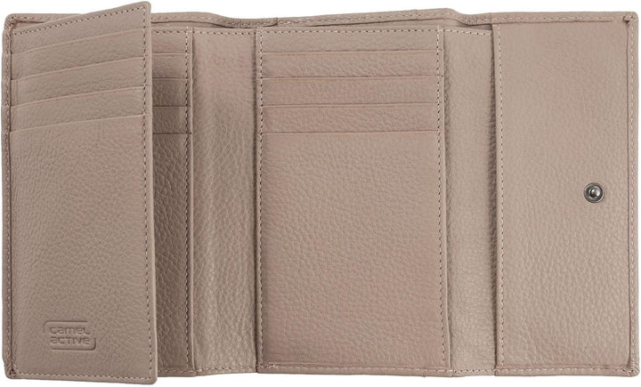 camel active, Pura, Damen, Geldbörse, one size , Beige , 14x3x8,5 cm Taupe, Taupe