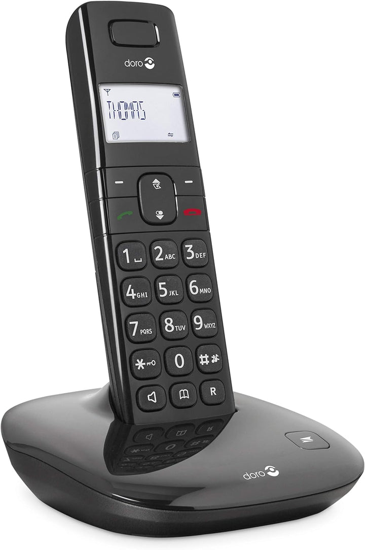 Doro Cf-1010 Single Black Dect with Speaker