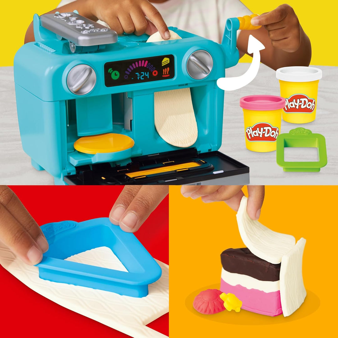 Play-Doh Bunte Konditorei mit Spielzeug-Ofen, Werkzeugen, Accessoires und 11 Dosen Knetmasse zum For
