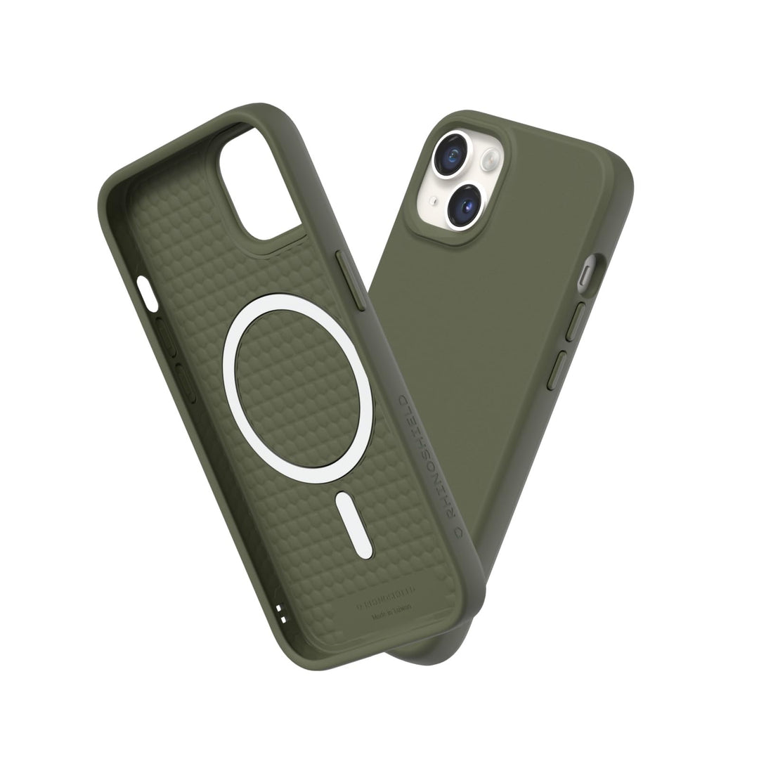 RhinoShield Case kompatibel mit [iPhone 13/14] | SolidSuit - MagSafe-kompatibel -Stossdämpfende & sc