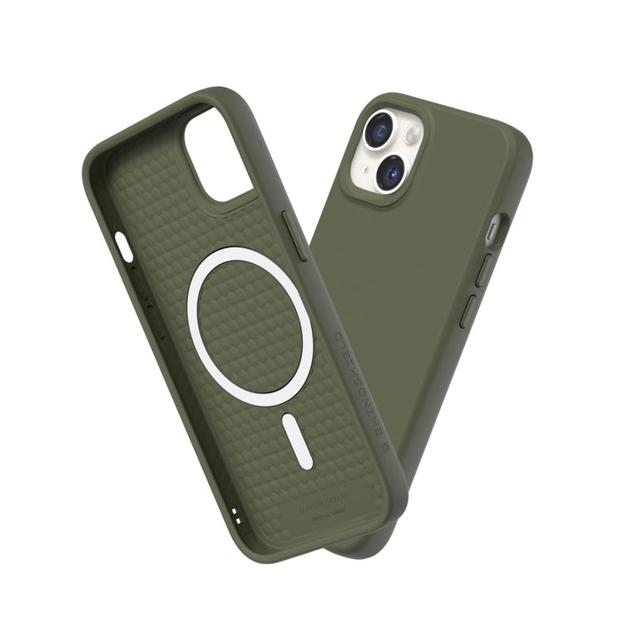 RhinoShield Case kompatibel mit [iPhone 13/14] | SolidSuit - MagSafe-kompatibel -Stossdämpfende & sc