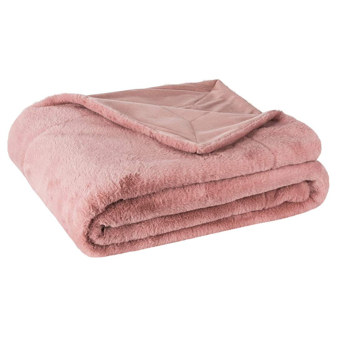 Moon - Wohndecke mit Hasenfelloptik - 150x200 cm - 500 g/m² -Kuscheldecke Sable in super Soft - (Ros