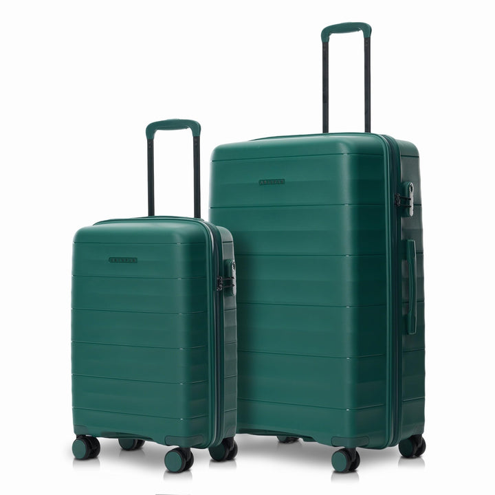 Mariner Koffer Set S+L - Recycelbare PP-Hartschale, vielseitig & robust, leise Doppelrollen, charakt
