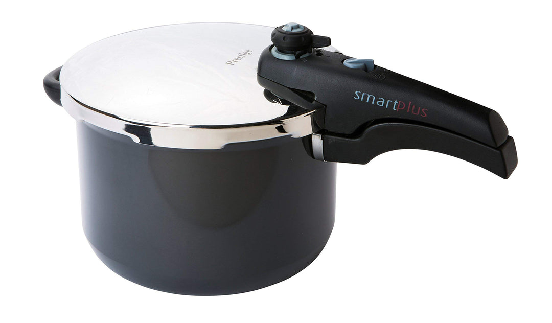 Prestige Smartplus Harteloxierte Antihaft-Schnellkochtopf – 6 Liter, schwarz