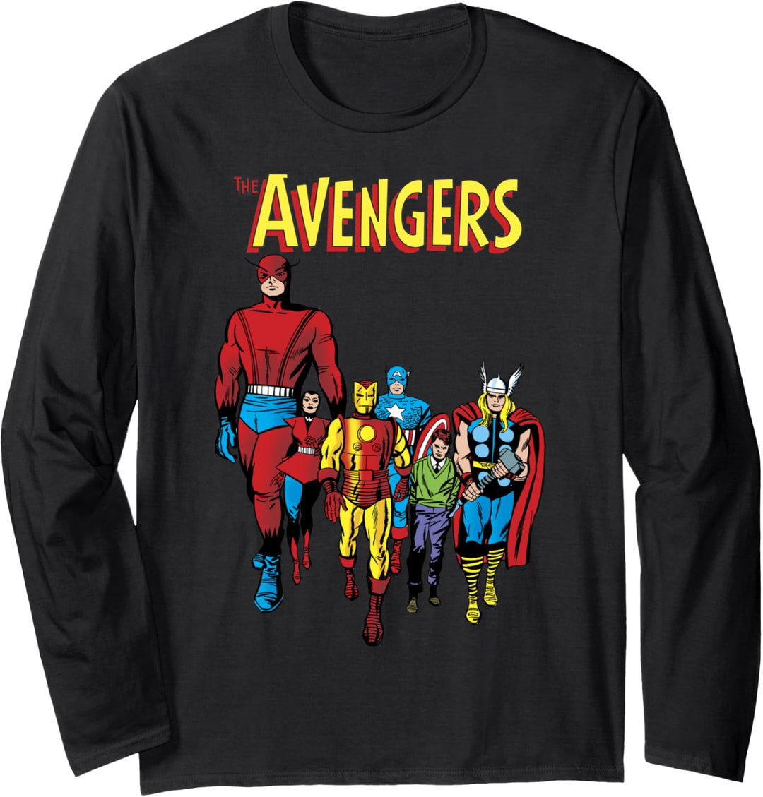 Marvel The Avengers Original Group Shot Langarmshirt