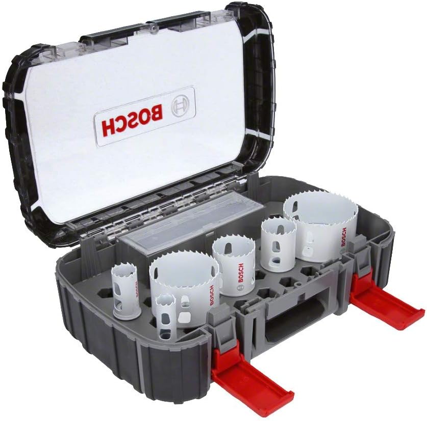 Bosch Professional 9 tlg. Lochsäge Progressor for Wood & Metal Set Elektriker (für Holz und Metall,