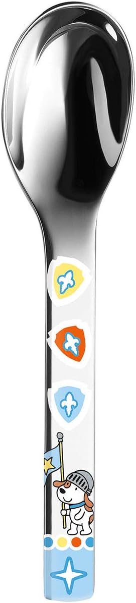 Puresigns ONE Miko Kinderbesteck mit neidlichen Ritter Motiven 4-teilig ergonomisch geformt peferkt