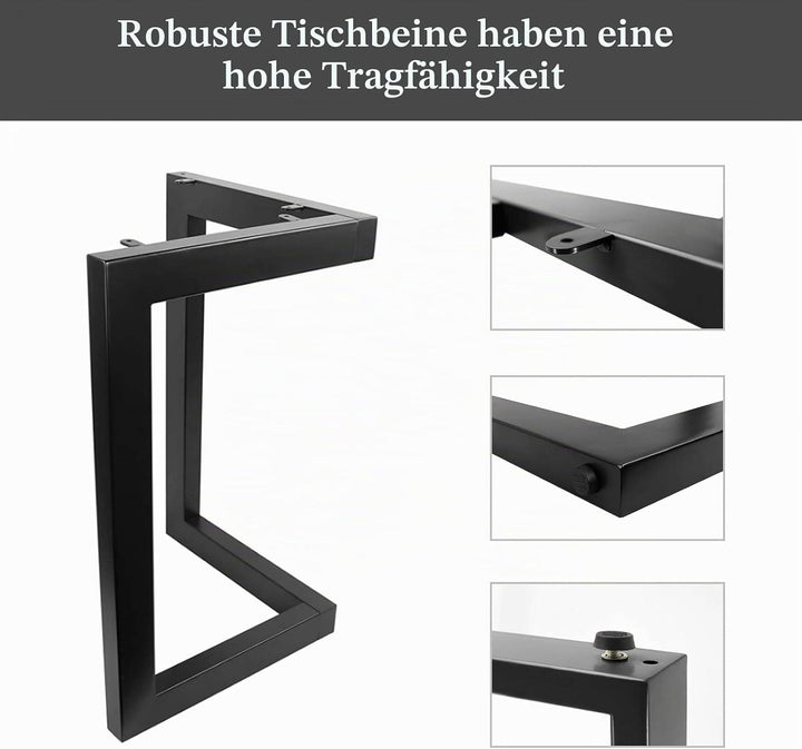 Fimghsoo Tischkufen Industriedesign 71cm Tischgestell Metall Tischbeine scandic Tischbeine Möbelfüss