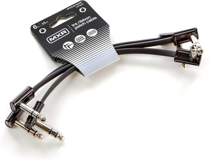 JIM DUNLOP MXR 3PDCISTR06R 3pcs 3pcs 3pcs TRS Patch Cable 6" (1/4") angled