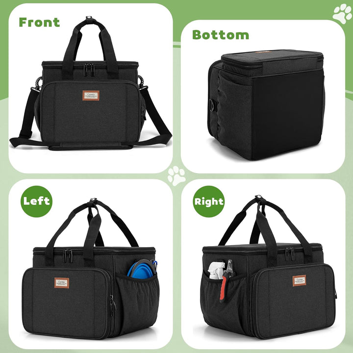 CURMIO Hundepflegetasche, Haustierpflege Tasche, Organizer Tragetasche für Hundepflegezubehör, Hunde