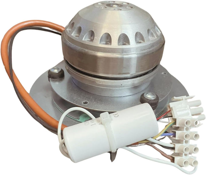 XODO STORE Rauchabzug EBM R2E150-AN91-13, 2400 RPM, 32 Watt, 150 mm Lüfter, für Pelletöfen