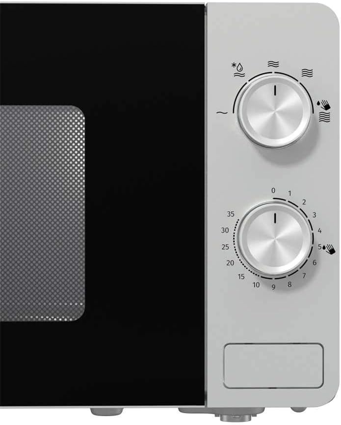 Gorenje MO20E1S Mikrowelle / 800 W, Schwarz, Edelstahl. Inox - Look ‎20 Liter Essential Line, Inox -