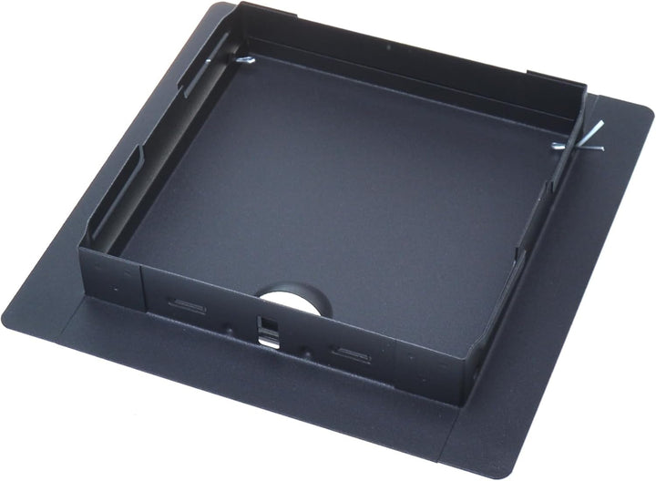 Aqbau® Revisionstür Schwarz Revisionsklappe Revision Wartungstür Metall Schnappverschluss (Einbaumas
