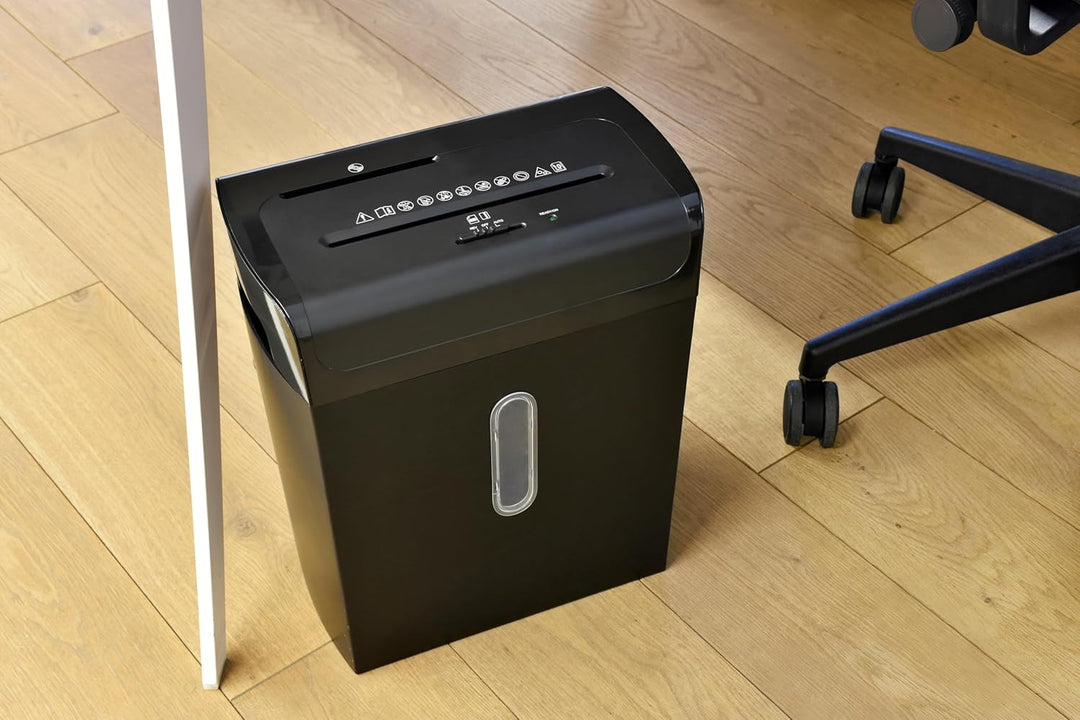 monolith 190MOLU144 - Aktenvernichter mit Auffangbehälter 20 L, Schredder mit Cross Cut Partikelschn