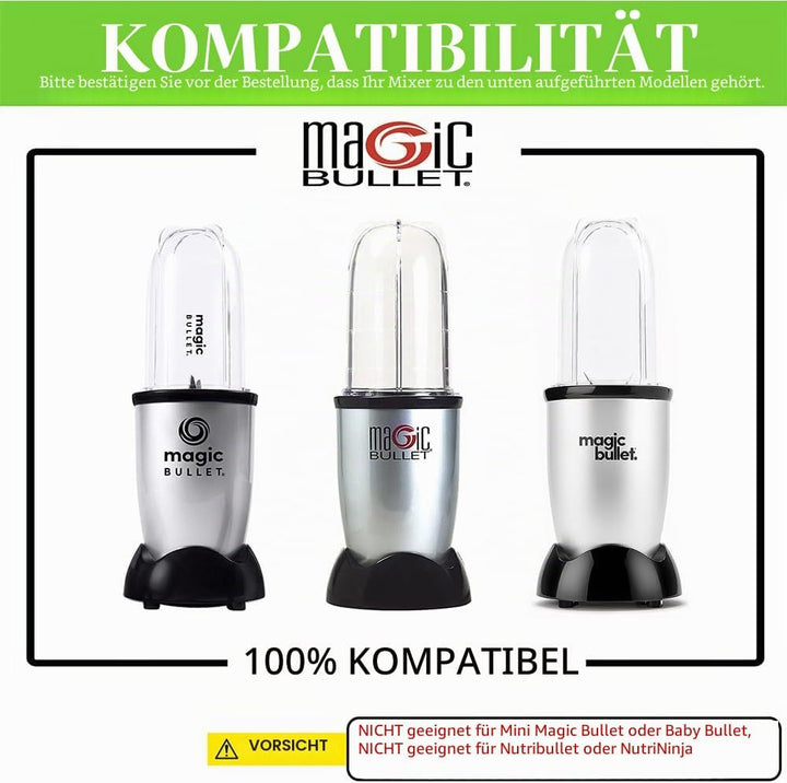 2 Stk 650ml Becher Kompatibel mit Magic Bullet Elektrischer Mixer Blender MB1001 - Juicer Ersatzbech