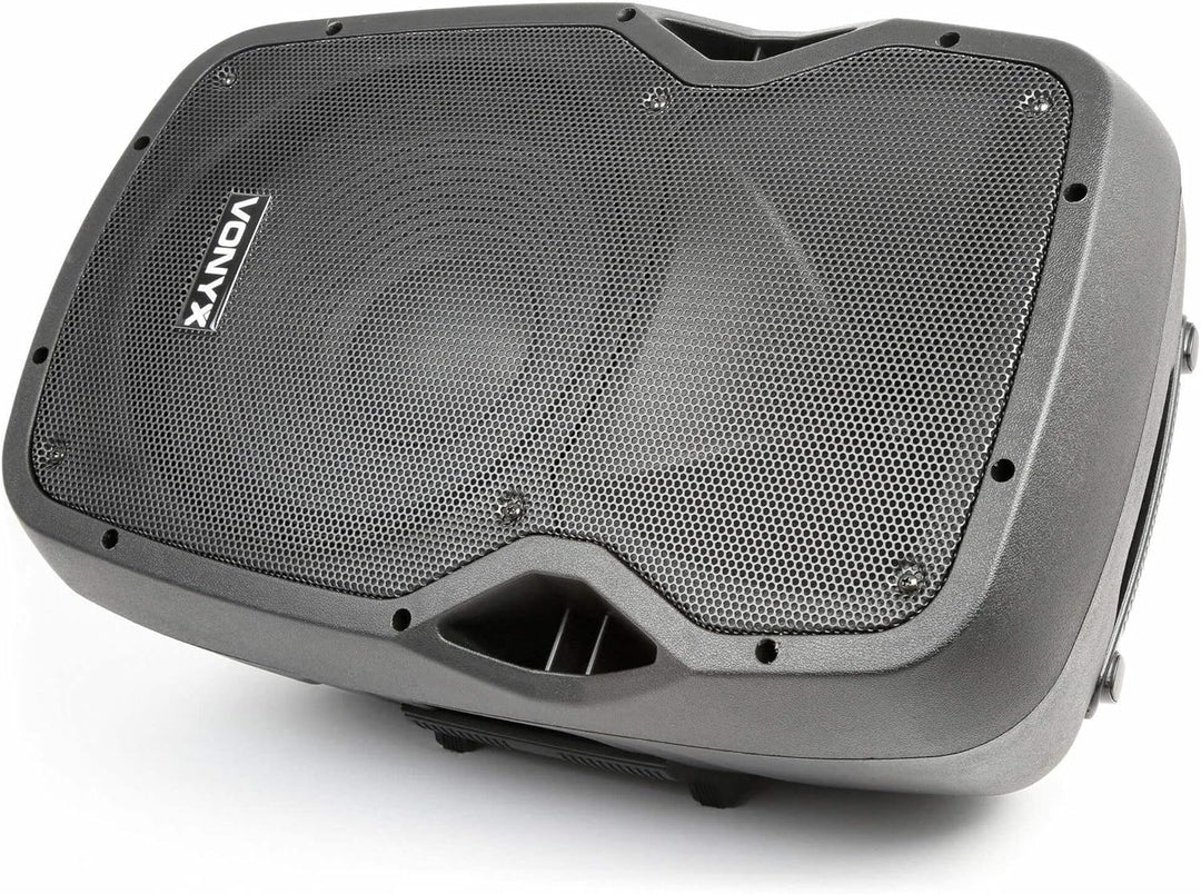 Vonyx AP1200PA - Mobile PA Anlage, Partybox Bluetooth mit Akku, 600 Watt Party Lautsprecher mit UHF-