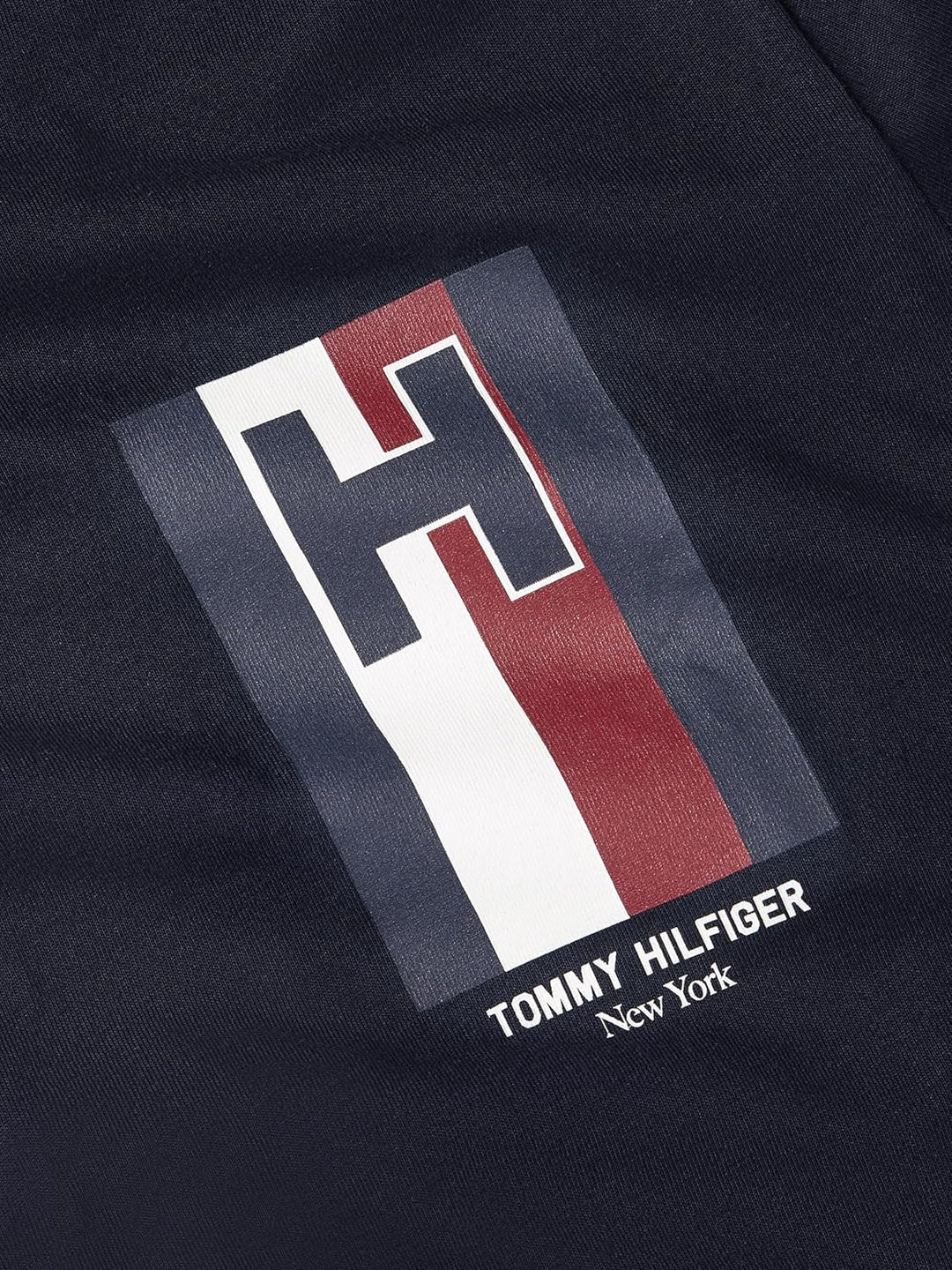 Tommy Hilfiger Herren H Emblem Tee Mw0mw33687 Kurzarm T-Shirts XXL Grosse Grössen Tall Blau (Desert
