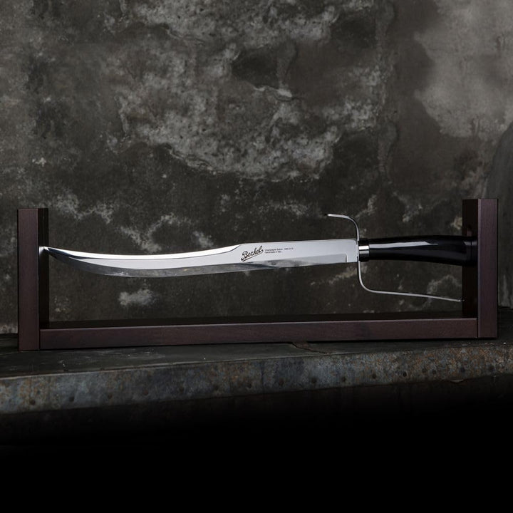 Berkel Van Champagnersäbel Superior - Sabrage Serie | Klingenlänge: 52 cm | Griff: Büffelholz Büffel
