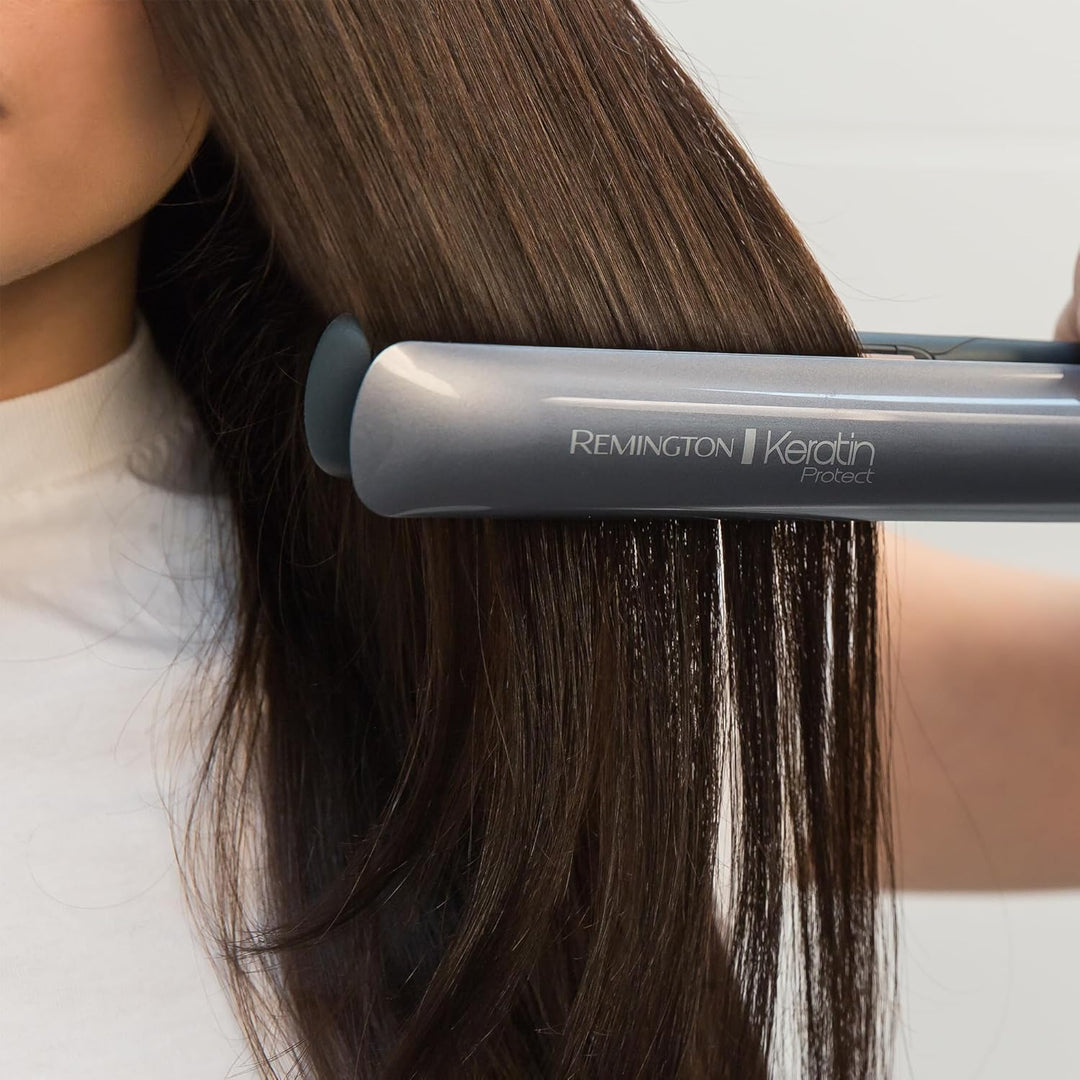 Remington Glätteisen Keratin Protect (patentierter Hitzeschutzsensor für 3x mehr Schutz vor Haarschä
