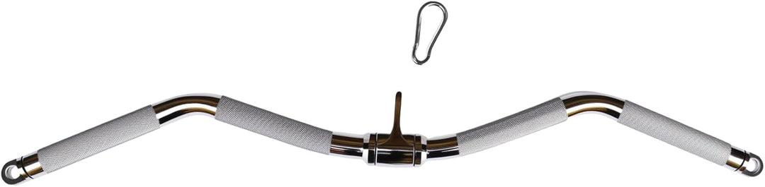 Kraftverstärkende Latzugstange mit breitem Griff, Curl-Pulldown-Aufsatz – Fitnessgerät mit Gummigrif