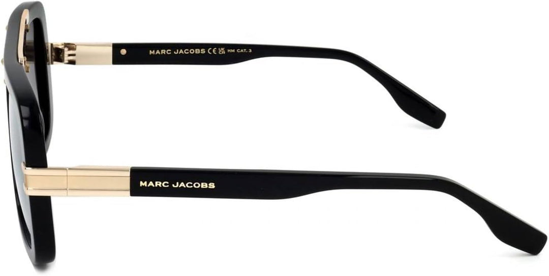 Marc Jacobs Unisex Marc 670/S Sunglasses 55 807/Fq Black, 55 807/Fq Black