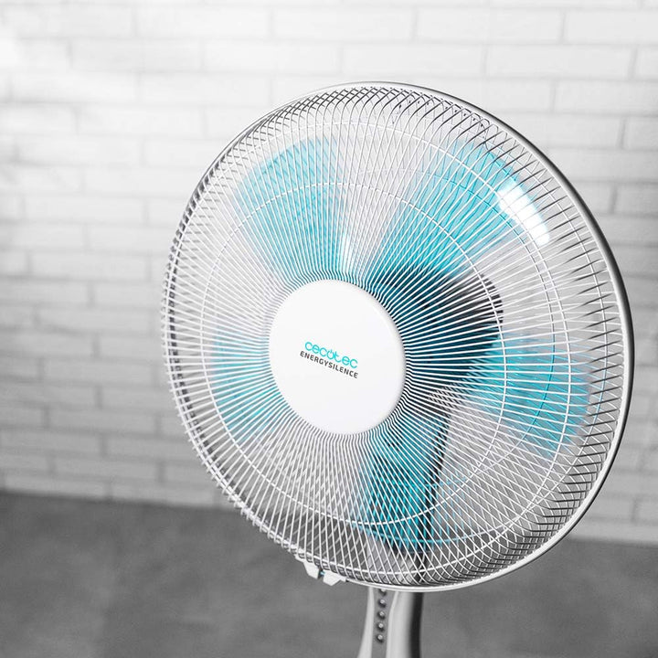 Cecotec Standventilator EnergySilence 530 Power Connected Weiss. 50 W, 5 Klingen mit 40 cm Durchmess