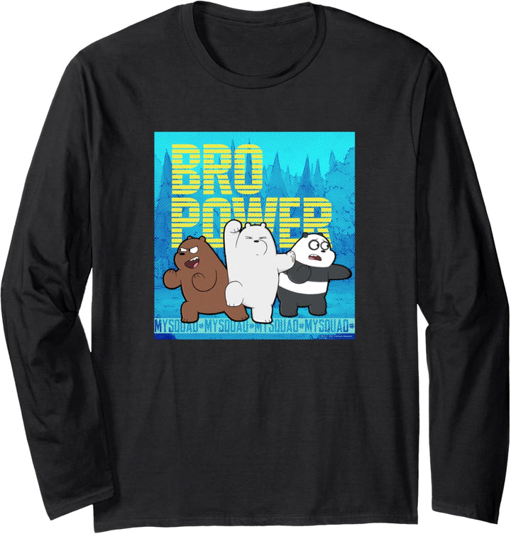 We Bare Bears Bro Power Langarmshirt