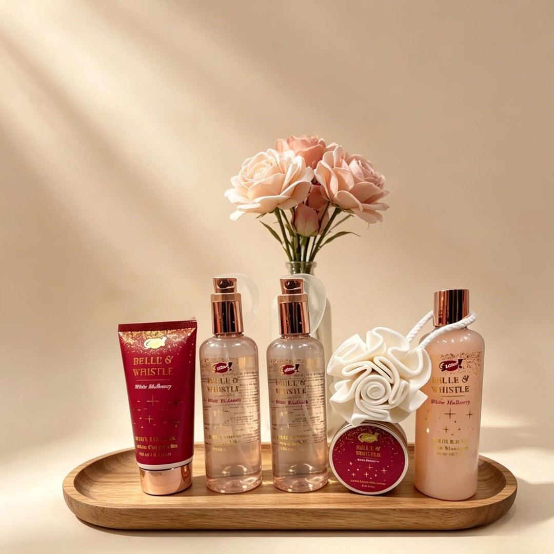 Badegarnitur - Badewanne kupferrosa - Brombeere