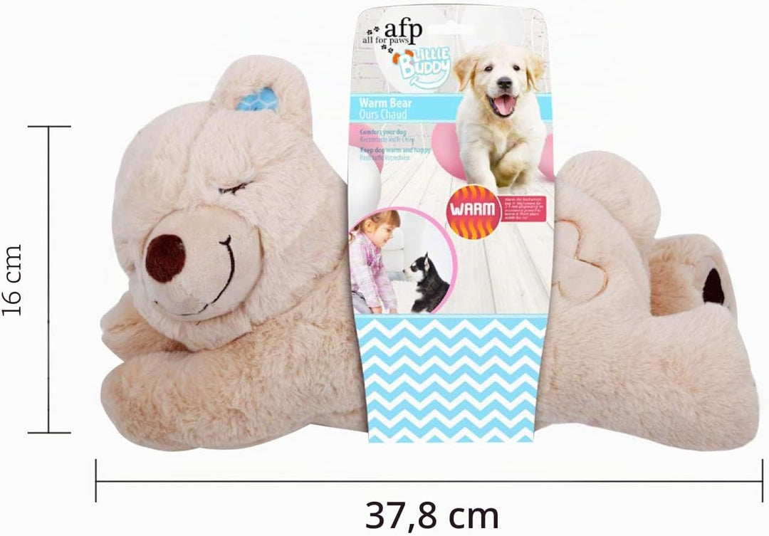 ALL FOR PAWS Kuscheltier für Hunde, Welpenspielzeug Hunde Herzschlag Plüschtier Welpe Verhaltenshilf