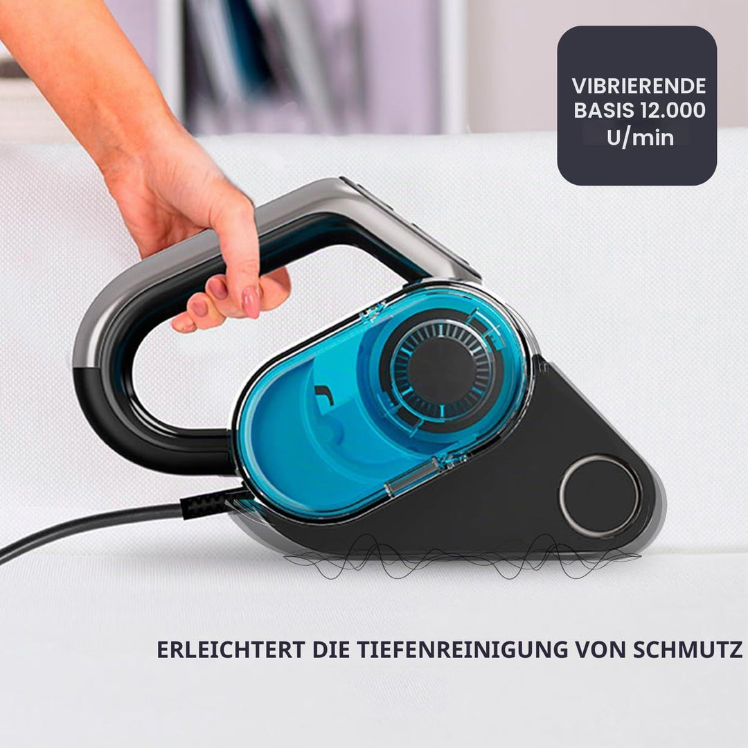 BLACK+DECKER - Handstaubsauger Dust Mites 400W | 12Kpa Saugkraft | 253,7nm UV-Antibakterielle Lampe