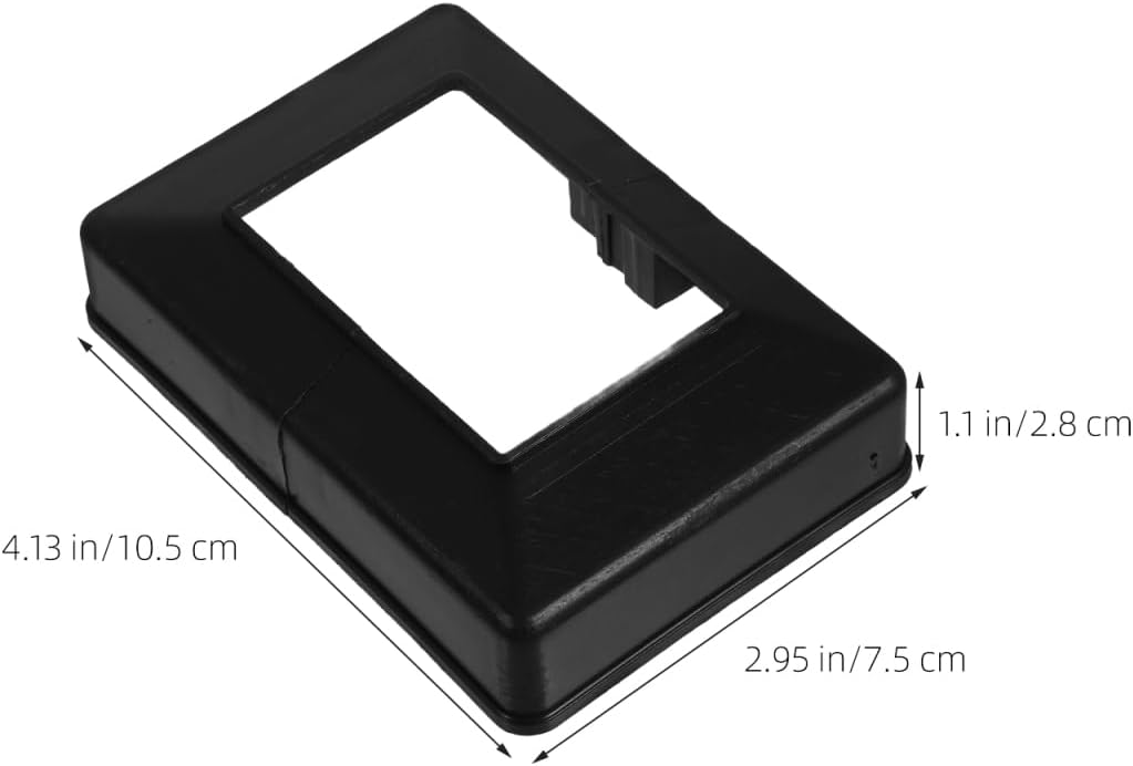 Pfostenrock Quadratische Zaunpfostenkappe 4.13X2.95X1.10 Zoll Kunststoff Säulenverkleidung Für Balko