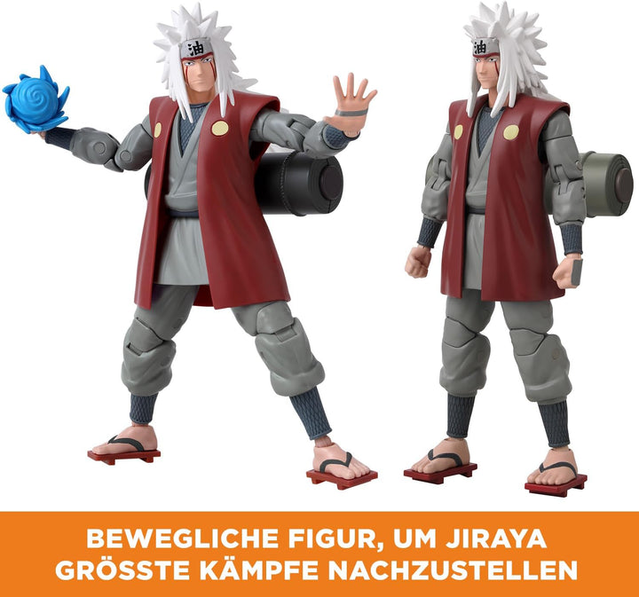 BANDAI – Anime Heroes – Naruto Shippuden – Anime Heroes Figur 17 cm – Jiraiya – 36965, Jiraiya