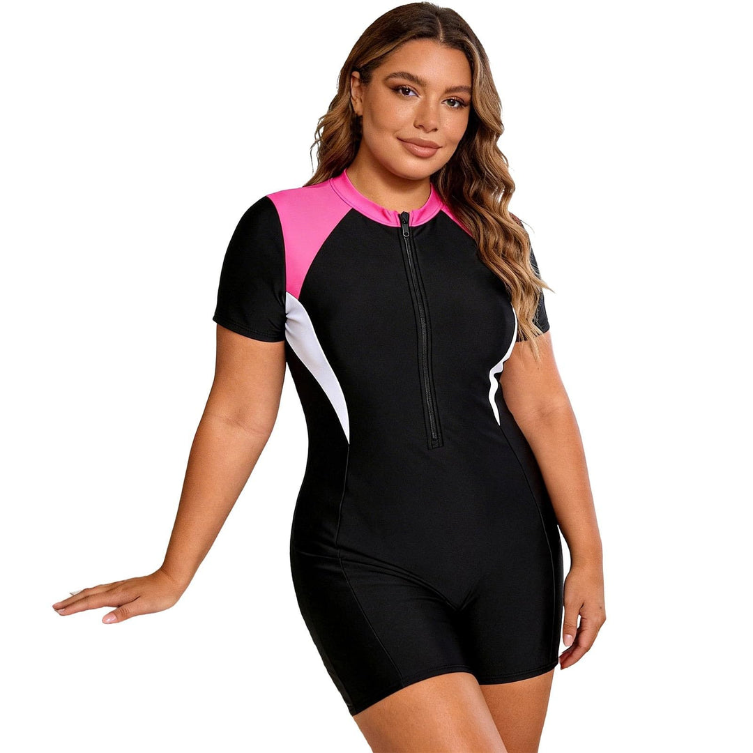 Neoprenanzug Damen Ärmellos Reissverschluss - Nassanzug Wetsuit Erwachsene Zip Up Badeanzug Einteili