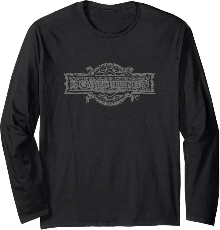Game of Thrones Series Logo Langarmshirt