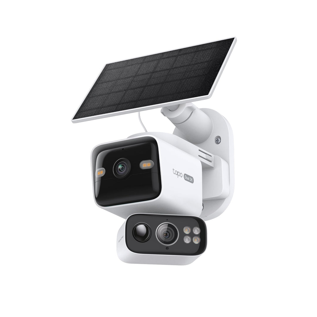 Tapo C645D KIT Solar Überwachungskamera Aussen mit Akku | 2K Dual-Objektiv | 165° Winkel + 6mm Objek