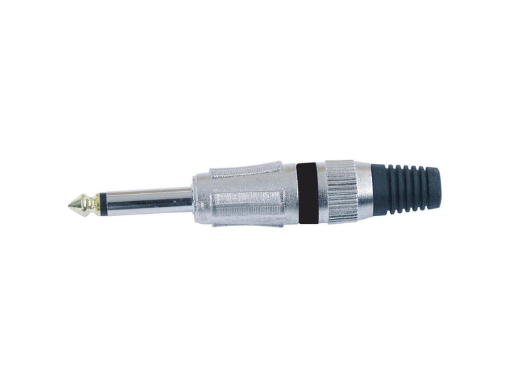 OMNITRONIC Klinkenstecker 6,3 mono sw ROAD 10x | Hochwertige Metallausführung